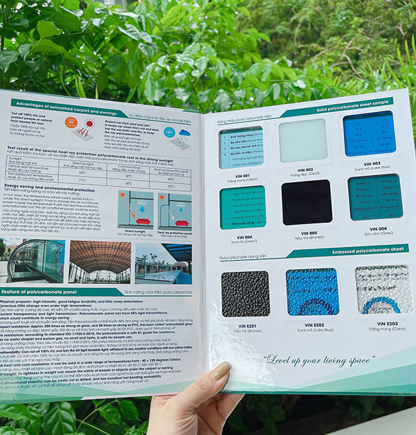 Tấm Lợp Lấy Sáng VinLite 3.0mm Đặc