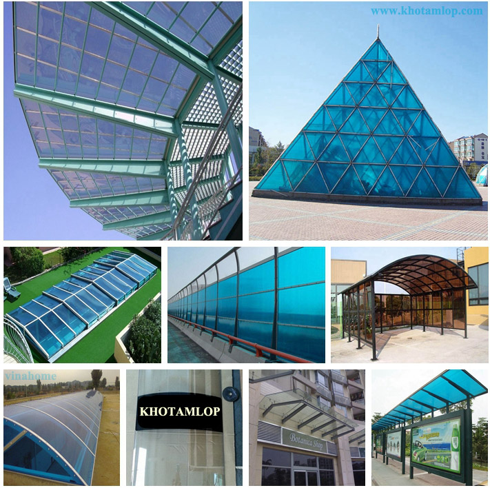 Tấm Lợp Lấy Sáng VinLite 4.8mm Đặc